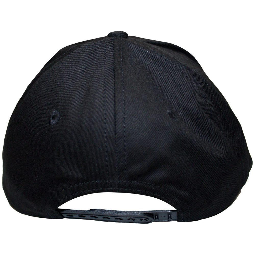 The Damned - Red Text Logo Baseball pet - Zwart